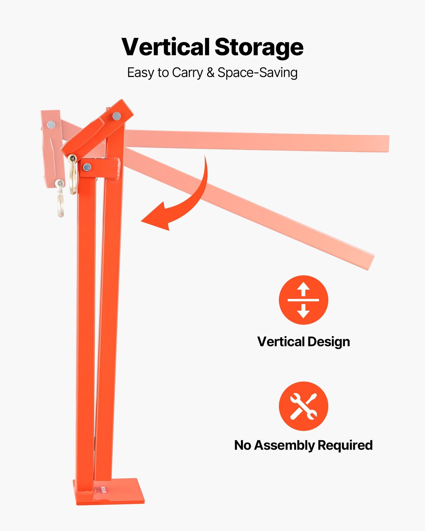 91.4 cm T Post Puller, Heavy Duty Fence Post Pullers with Puller Plate & 119 cm Lifting Chain, Labor-Saving T-Post Remover Tool for Round Fence Posts, Sign Posts & Tree Stumps