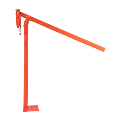 91.4 cm T Post Puller, Heavy Duty Fence Post Pullers with Puller Plate & 119 cm Lifting Chain, Labor-Saving T-Post Remover Tool for Round Fence Posts, Sign Posts & Tree Stumps