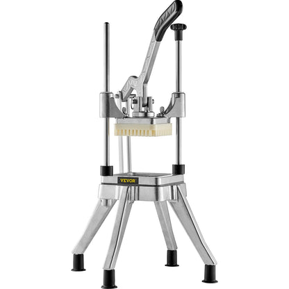 Commercial Chopper with 4 Replacement Blades Commercial Vegetable Chopper Stainless Steel French Fry Cutter Potato Dicer & Slicer Commercial Vegetable Fruit Chopper for Restaurants & Home Kitche