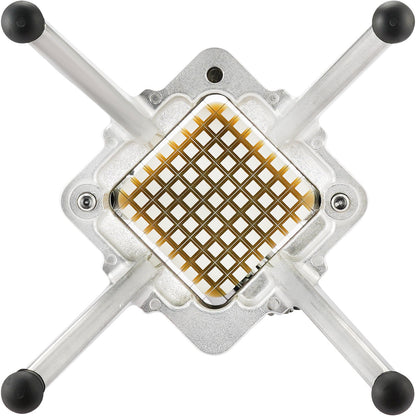 Commercial Chopper with 4 Replacement Blades Commercial Vegetable Chopper Stainless Steel French Fry Cutter Potato Dicer & Slicer Commercial Vegetable Fruit Chopper for Restaurants & Home Kitche