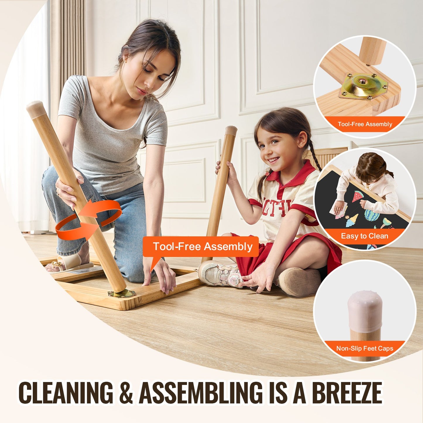 Sinnes- und Spieltisch für Kleinkinder, Aktivitätstisch mit 3 faltbaren Aufbewahrungsboxen und Papierrollenhalter, Sand- und Wassertisch für drinnen und draußen, sensorischer Maltisch aus Holz, Geschenk für Jungen und Mädchen