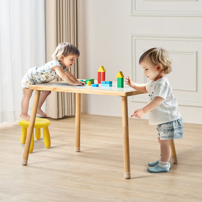 Sinnes- und Lerntisch für Kleinkinder, Aktivitätstisch mit doppelseitiger Tischplatte und rutschfesten Füßen, Spieltisch für drinnen und draußen, Sinnes- und Lerntisch aus Holz, ideales Geschenk für Jungen und Mädchen