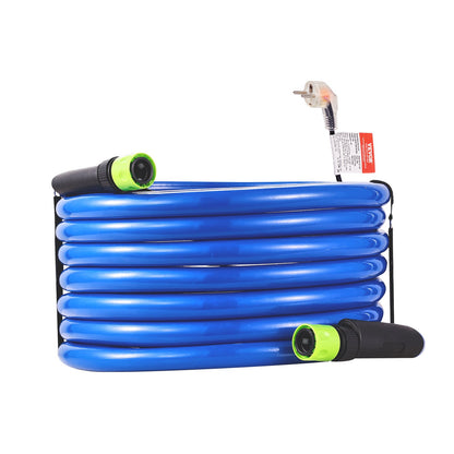 25ft Heated Water Hose for RV, Heated Drinking Water Hose Antifreeze to -45°F, Automatic Self-regulating, 5/8" I.D. with Quick-connect Fitting Set, Lead and BPA Free