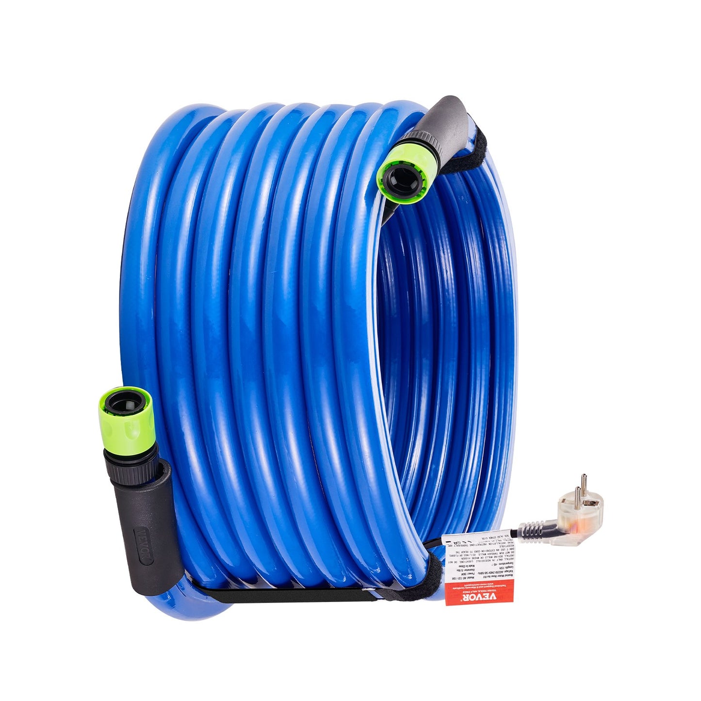 30ft Heated Water Hose for RV, Heated Drinking Water Hose Antifreeze to -45°F, Automatic Self-regulating, 5/8" I.D. with Quick-connect Fitting Set, Lead and BPA Free
