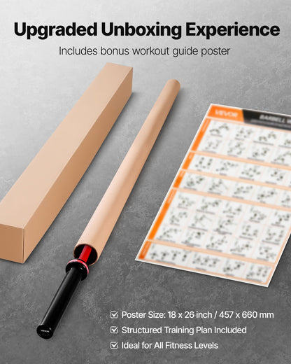 180 cm lange Langhantelstange, geeignet für 2-Zoll-Gewichtsscheiben, mit gerändeltem Griff für Krafttraining, Gewichtheben, Kniebeugen, Kreuzheben, Bankdrücken, Bizepscurls und Schulterdrücken, maximale Belastbarkeit: 317 kg