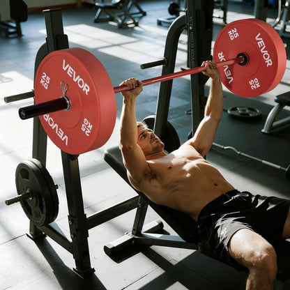 180 cm lange Langhantelstange, geeignet für 2-Zoll-Gewichtsscheiben, mit gerändeltem Griff für Krafttraining, Gewichtheben, Kniebeugen, Kreuzheben, Bankdrücken, Bizepscurls und Schulterdrücken, maximale Belastbarkeit: 317 kg