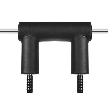 Sicherheits-Kniebeugenstange, 1.500 lbs (ca. 680 kg) Fitness-Kniebeugenstange, Sicherheits-Kniebeugenstangenaufsatz mit Schulter- und Armpolstern, 32 mm Durchmesser, ideal für Frontkniebeugen, Ausfallschritte, Rehabilitation und Physiotherapie