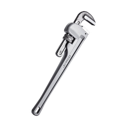 3-teiliges Rohrzangenset, 10", 14", 18", gerade Aluminium-Rohrzange, verstellbare Sanitärzange, mit hochfester Backe und ergonomischem Griff, zum Aufhängen, für Wasserleitungen, Autoreparaturen