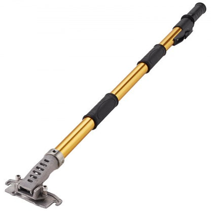 Drywall Flat Box Handle, 101.6-1950.7 cm, Anodized Aluminum Flat Finishing Extension Handle, 5-Section Length Adjustable, Non-slip Grip and 360° Painting for Plasterboard, Wallboard, Sheetrock