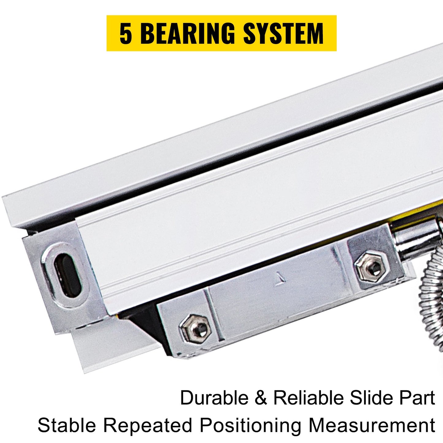 2 Präzisions-Linearmaßstäbe mit Längen von 250 mm und 1000 mm (10 Zoll und 40 Zoll)