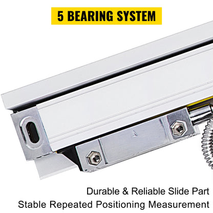 2 Präzisions-Linearmaßstäbe mit Längen von 250 mm und 1000 mm (10 Zoll und 40 Zoll)