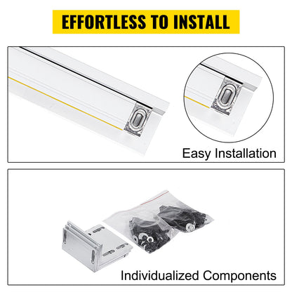 2 Präzisions-Linearmaßstäbe mit Längen von 250 mm und 1000 mm (10 Zoll und 40 Zoll)