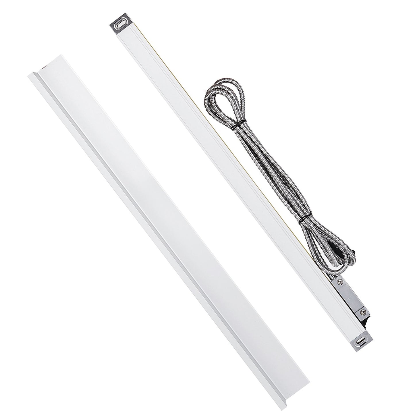 2 Präzisions-Linearmaßstäbe mit Längen von 250 mm und 1000 mm (10 Zoll und 40 Zoll)