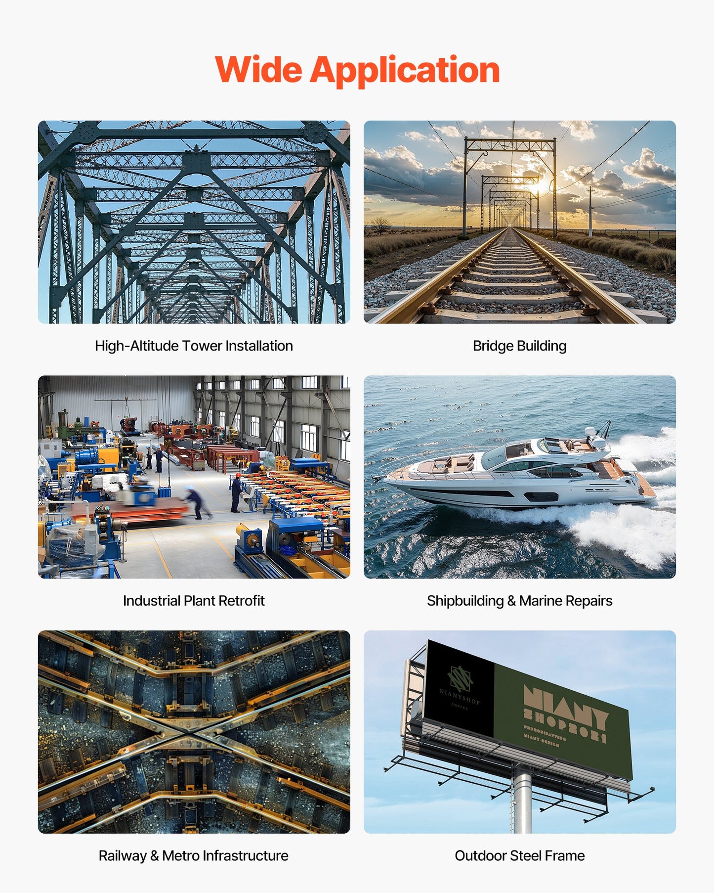 Magnetic Drill Press, 1400 W, 50 mm Boring Diameter, 0-850 RPM Speed, Reversible Direction, Mag Drill Press with 11 Core Bits, Electric Drilling Machine for Industrial and Home Improvement