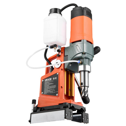 Magnetic Drill Press, 1400 W, 50 mm Boring Diameter, 0-850 RPM Speed, Reversible Direction, Mag Drill Press with 11 Core Bits, Electric Drilling Machine for Industrial and Home Improvement