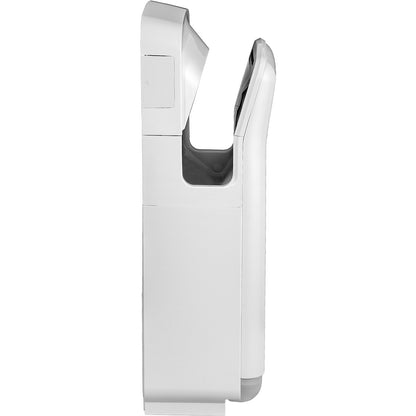 Jet Hand Dryer, Premium Electric Commercial Blade Hand Dryer, ABS Air Dryer Hand with HEPA Filtration Wall Mount Hand Dryer, 2000W 220V Vertical Hand Dryer, High-Speed Automatic Infrared White
