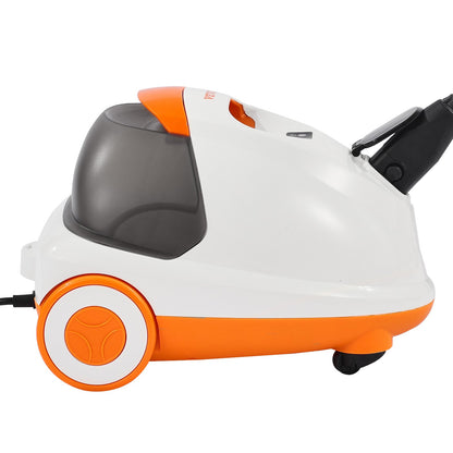 Dampfreiniger, vielseitiger und leistungsstarker Dampfreiniger mit 23 Zubehörteilen, extra langem Netzkabel, 2,6-Liter-Tank und Tragegriff, für Fugen, Fliesen, Böden, Haushaltsgeräte, Haus und Auto