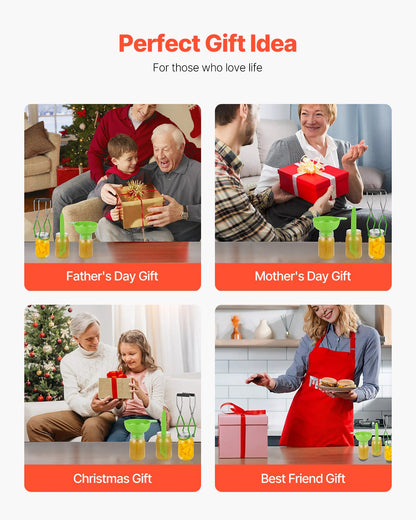 Einmach-Starterset, 9-teiliges Edelstahl-Einmachset für Anfänger, Einmachwerkzeug-Set: Topf, Einsatz, Deckel, Trichter, Zange, Glasheber, Schraubenschlüssel, Magnetstab, Blasenstütze
