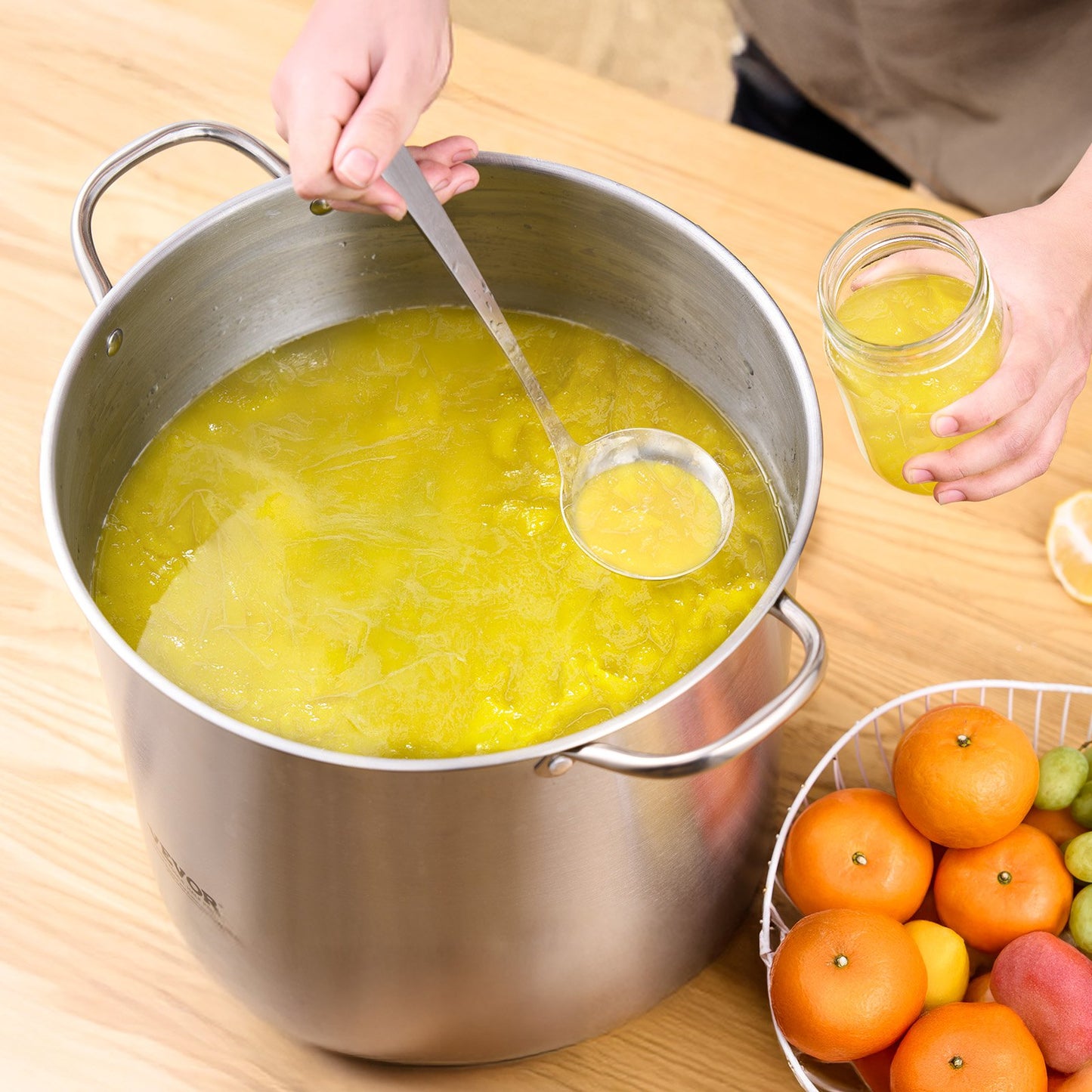 Einmach-Starterset, 9-teiliges Edelstahl-Einmachset für Anfänger, Einmachwerkzeug-Set: Topf, Einsatz, Deckel, Trichter, Zange, Glasheber, Schraubenschlüssel, Magnetstab, Blasenstütze