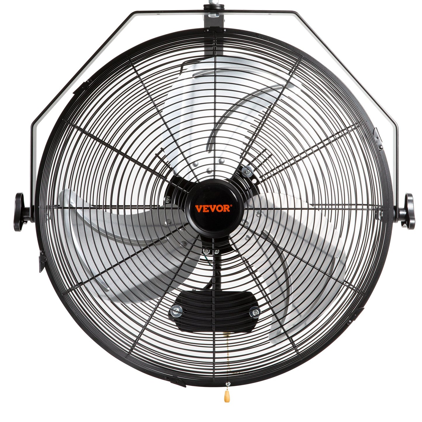 Wall Fan, 57cm Waterproof Wall Fan, 3 Speeds, 4150 CFM, Commercial Residential Fan for Cooling Warehouse, Greenhouse, Workshop, Patio, Black