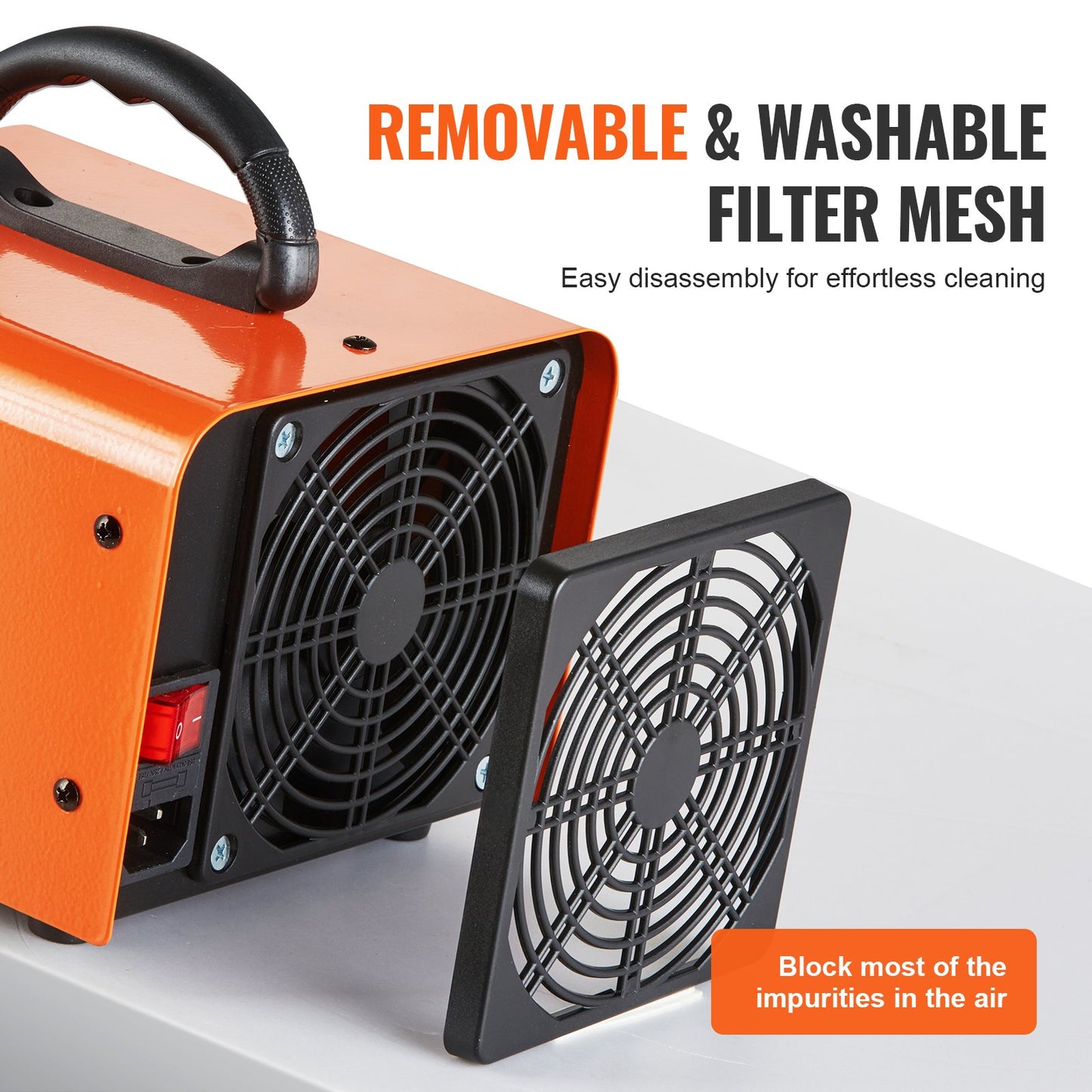 Ozongenerator, 12000 mg/h Ozongerät zur Geruchsbeseitigung, Hochleistungs-Ozongenerator für Gewerbe/Industrie, Luftionisator und Geruchsneutralisierer für Zuhause mit 0-120 Minuten Zeiteinstellung für Räume, Autos, Haustiere