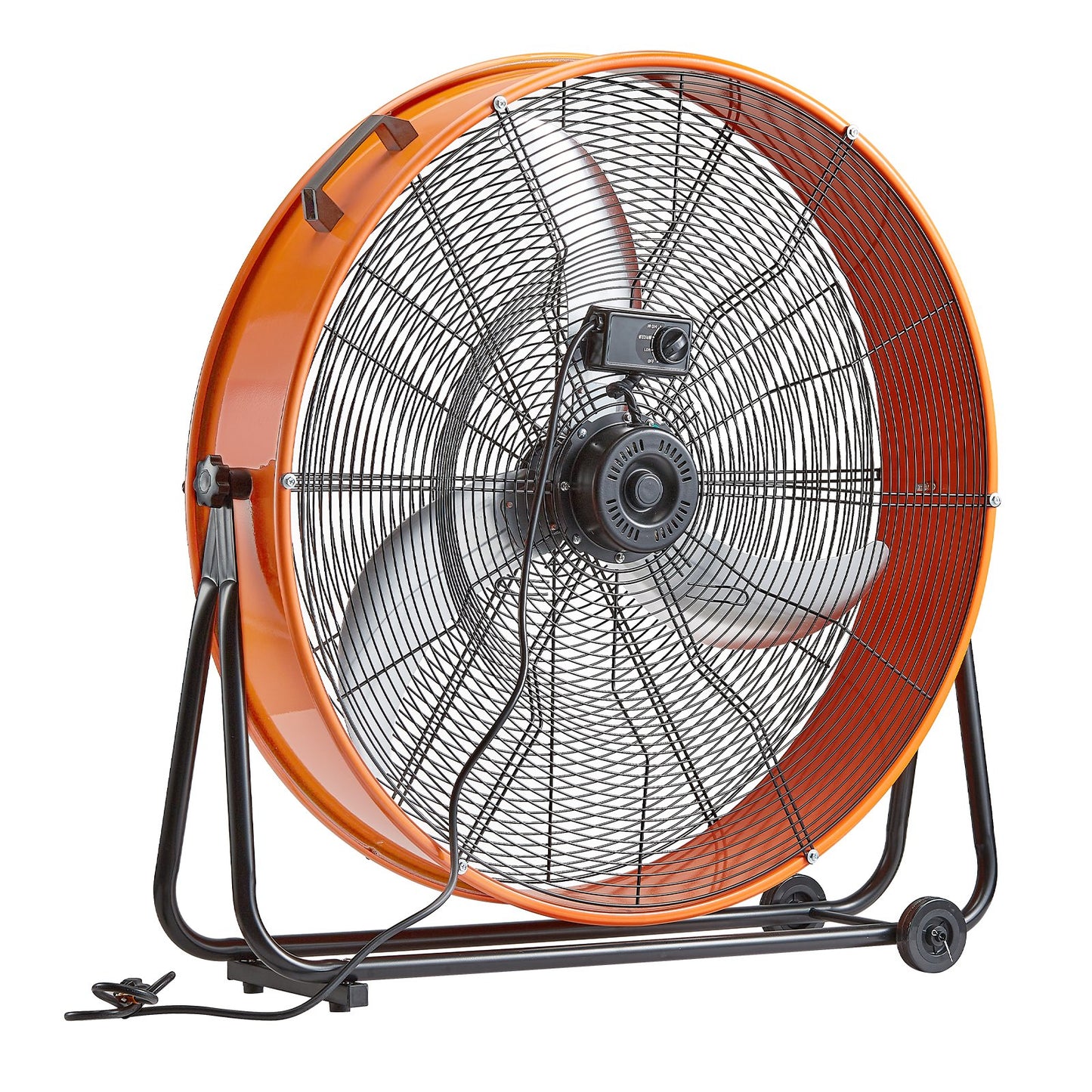 Drum Fan, 30 Inch High Velocity Industrial Shop Fan, Heavy Duty Commercial Use 3-Speed 13000CFM, 360°Adjustable Tilting Industrial Floor Fan for Warehouse,Workshop,Factory, Basement