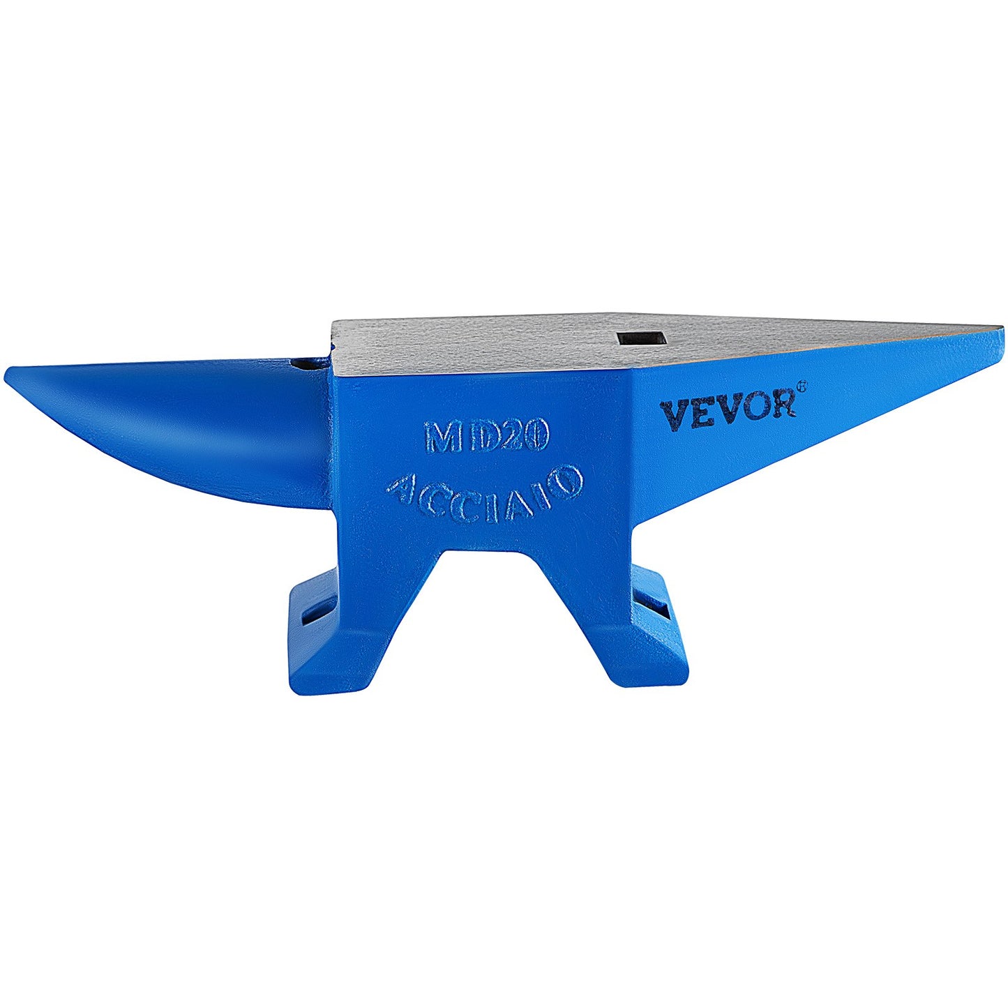 Einhorn-Amboss, 20 kg, Stahlamboss, Schmiedewerkzeug zu verkaufen, Schmiedewerkzeuge und -ausrüstung, robuster Amboss mit rundem und quadratischem Loch, Hornamboss, Schmiede, Juweliere, Metallhandwerker, Schmiedewerkzeug