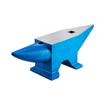 Einhorn-Amboss, 60 kg, Gussstahl, Schmiedewerkzeug zu verkaufen, Schmiedestahlwerkzeuge mit runden und quadratischen Löchern, robuster Amboss für Schmiede und Juweliere, langlebiges und robustes Metallbearbeitungswerkzeug