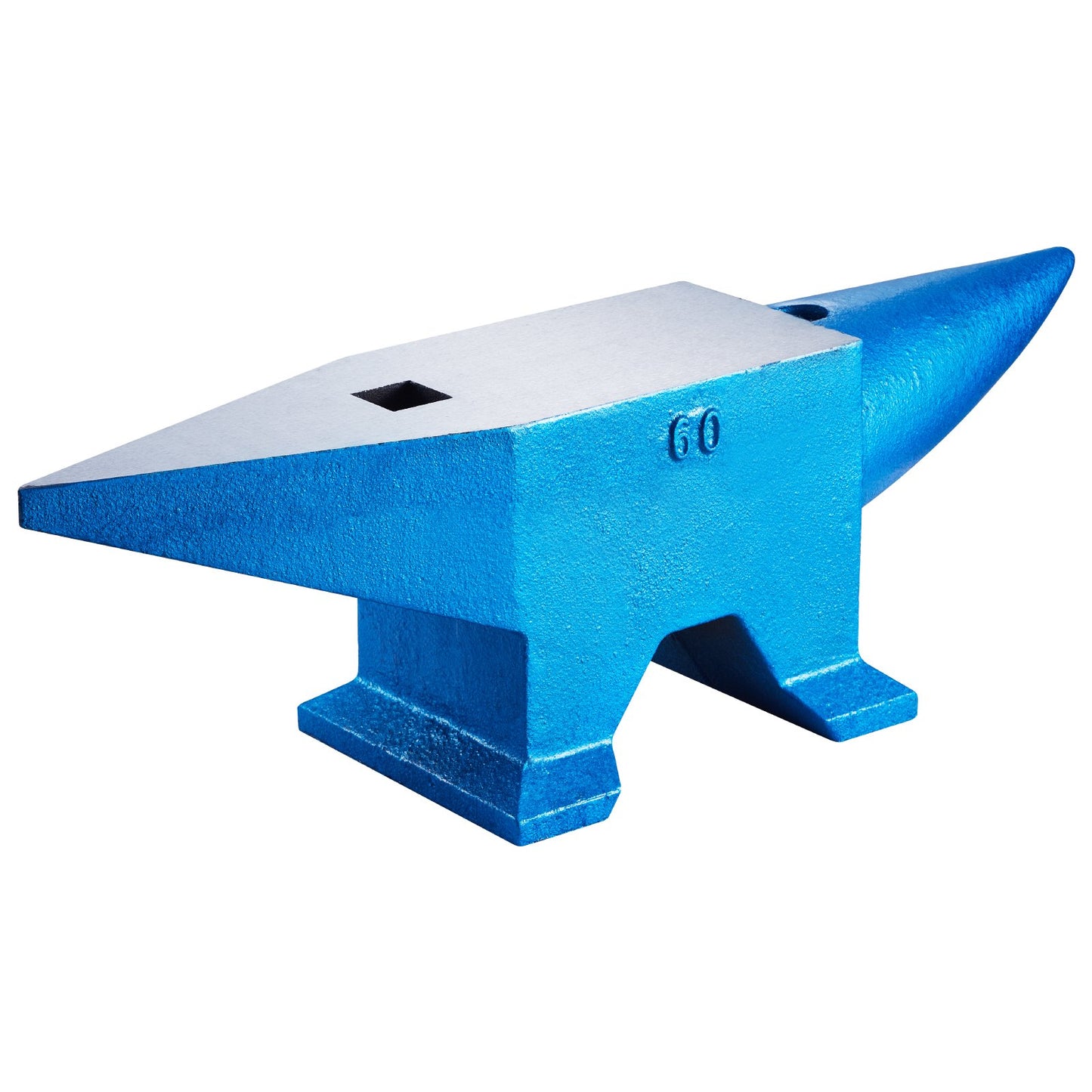 Einhorn-Amboss, 60 kg, Gussstahl, Schmiedewerkzeug zu verkaufen, Schmiedestahlwerkzeuge mit runden und quadratischen Löchern, robuster Amboss für Schmiede und Juweliere, langlebiges und robustes Metallbearbeitungswerkzeug