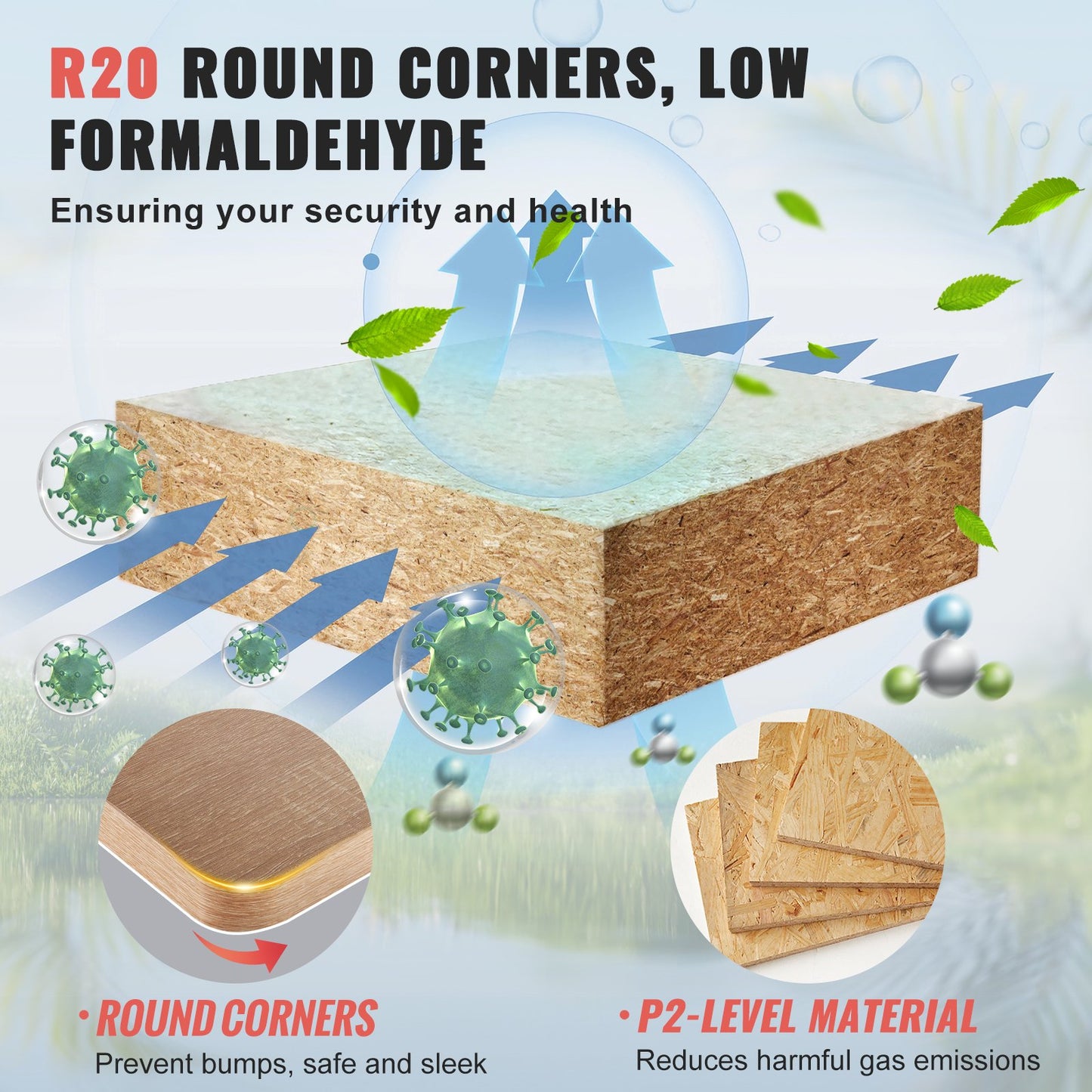 Table Top, 55" x 27.6" x 1", 220.5 lbs Load Capacity, Universal One-Piece Particle Board Desktop for Height Adjustable Electric Standing Desk Frame, Rectangular Countertop for Home & Office Desk