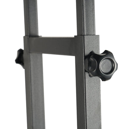 Poster Stand, Adjustable Height Up to 1905 mm, Double-Sided Heavy Duty Pedestal Sign Holder, Floor Standing Sign Holder Banner Stand with Shock-absorbing Base for Display, for Board and Foam, Black