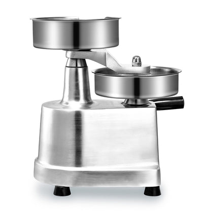 Commercial Burger Patty Maker, 150mm/6inch Hamburger Beef Patty Maker, Heavy Duty Food-Grade Stainless Steel Bowl Burger Press Machine, Kitchen Meat Forming Processor with 1000 Pcs Patty Papers