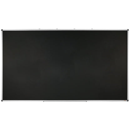 Black Board, 70 x 40 inch Large Chalkboard with Aluminum Frame, Black Boards Dry Erase Includes 1 Magnetic Erase & 3 Dry Erase Markers, Black Surface, for Office Home and School