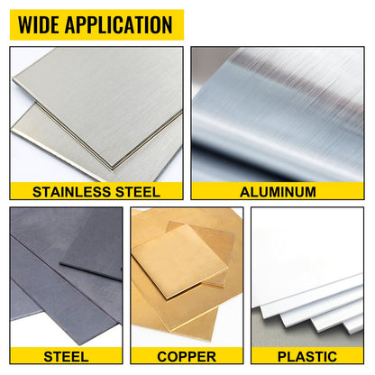 6-teiliges hydraulisches Stanzwerkzeug-Set (10 Tonnen, 1,3 cm bis 5,1 cm), inklusive Lochsägen-Set, Elektroinstallationsrohr- und Metallbohrer