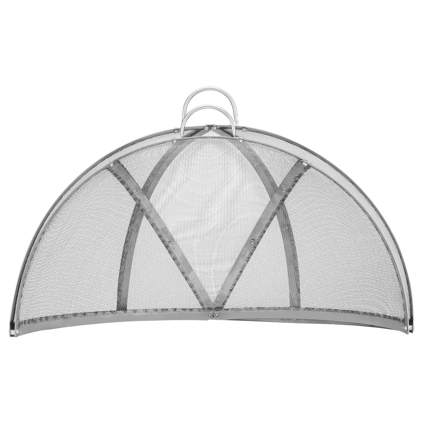 Firepit Spark Screen Lid, 914.4mm Diameter, Outdoor Firepit Ring Cover Round Accessories, Fire Pit Metal Cover, Easy-Opening Stainless Steel Fire Ring Covers for Outdoor Patio Fire Pits Backyard