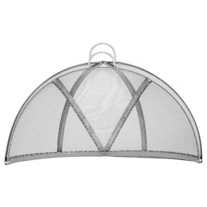 Firepit Spark Screen Lid, 914.4mm Diameter, Outdoor Firepit Ring Cover Round Accessories, Fire Pit Metal Cover, Easy-Opening Stainless Steel Fire Ring Covers for Outdoor Patio Fire Pits Backyard