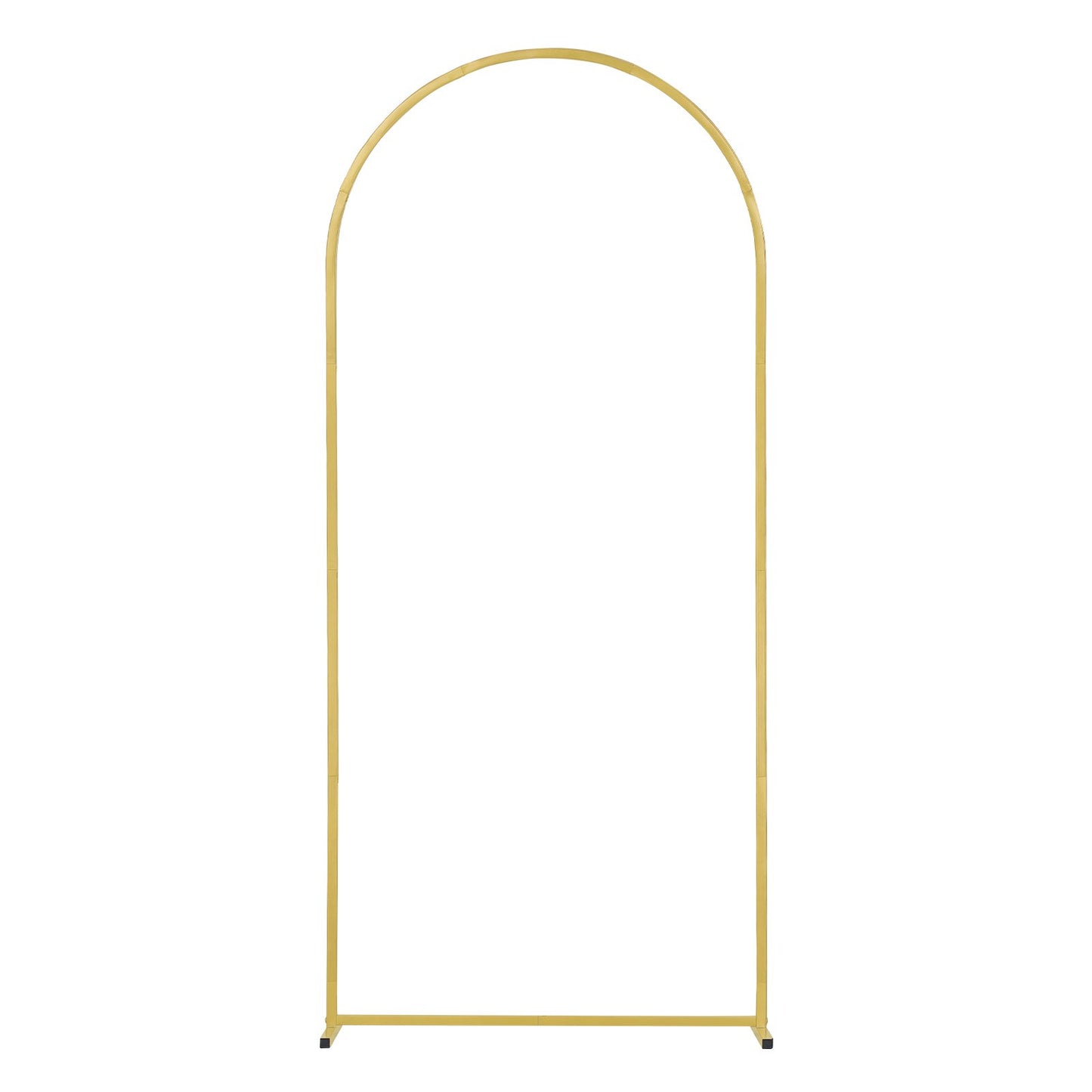 Hochzeitsbogen-Hintergrundständer, 3er-Set, stabiler Metallständer mit Kofferverbindung und Querverstrebung, einfach aufzubauender goldener Ständer aus hochwertigem Metall, ideal für Geburtstage, Feiern und Feiertage