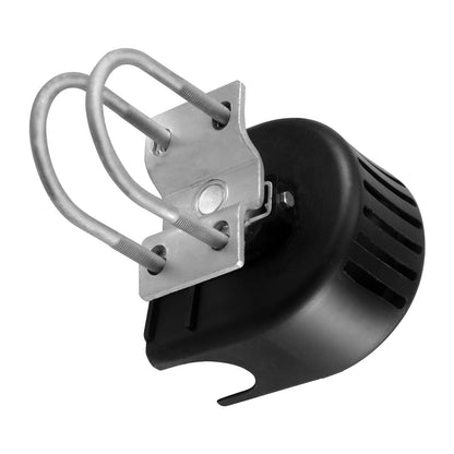 Sliding Gate Kit, Rolling Gate Hardware Kit w/ U-Shaped Wheel Groove for Cantilever Sliding Gates and Rolling Door, Sliding Gate Rollers 4 Track Wheels w/ Cover, Heavy Duty Sliding Roller,Black