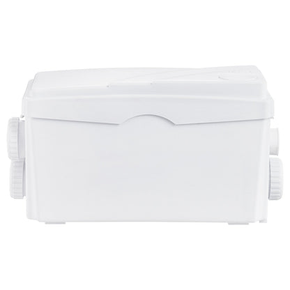 Fäkalienhebeanlage, 350 W, 6000 l/h Fördermenge, 7 m Förderhöhe, Fäkalienhebeanlage mit 3 Wasserzuläufen für Keller, Küche, Spüle, Dusche, Badewanne, Waschmaschine/Trockner