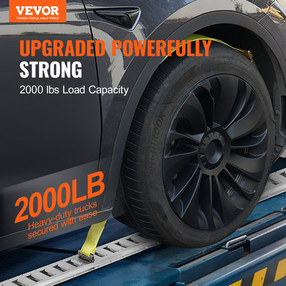 E-Schienen-Zurrschienen-Set, 24-teilig (1,5 m) bestehend aus 8 Stahlschienen, 8 O-Ring-Ankern und 8 Zurrösen mit D-Ring. Vielseitiges Befestigungsmaterial für Lasten, Motorräder und Fahrräder. Tragkraft: 907 kg.