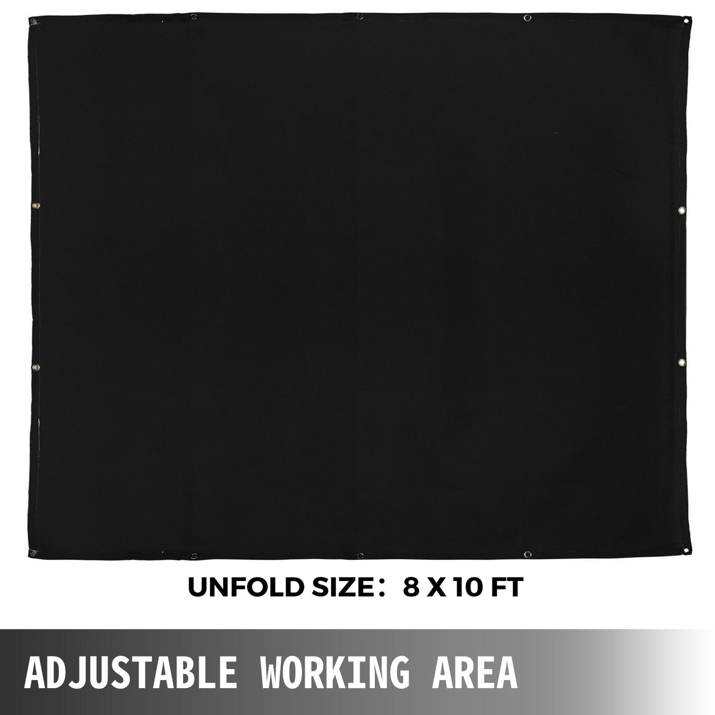 Schweißdecke 2,4 x 3,05 m Fiberglasdecke, hochbelastbare, feuerhemmende Decke, zum einfachen Aufhängen und zum Schutz vor Funken und Spritzern