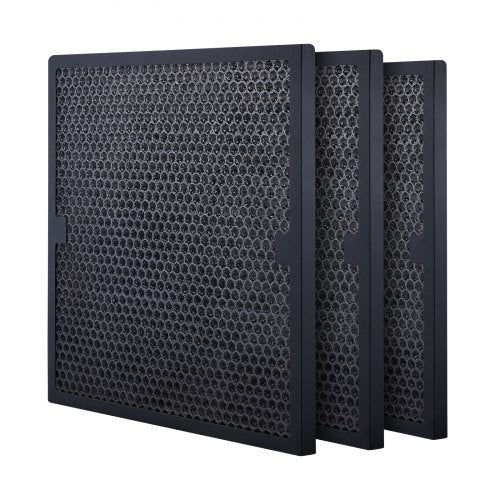 Aktivkohlefilter, 3er-Pack, 40 x 40 cm (15,7'' x 15,7''), hocheffiziente Filter der Stufe 2, kompatibel mit BlueDri &amp; Scrubber, Luftreinigern und Geräten zur Wasserschadenbeseitigung