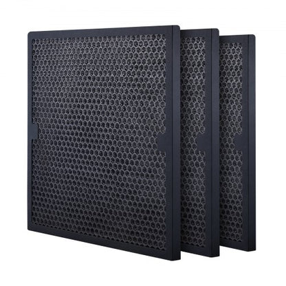 Aktivkohlefilter, 3er-Pack, 40 x 40 cm (15,7'' x 15,7''), hocheffiziente Filter der Stufe 2, kompatibel mit BlueDri &amp; Scrubber, Luftreinigern und Geräten zur Wasserschadenbeseitigung
