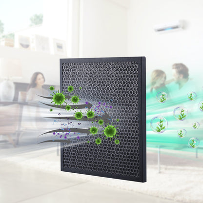 Aktivkohlefilter, 3er-Pack, 40 x 40 cm (15,7'' x 15,7''), hocheffiziente Filter der Stufe 2, kompatibel mit BlueDri &amp; Scrubber, Luftreinigern und Geräten zur Wasserschadenbeseitigung