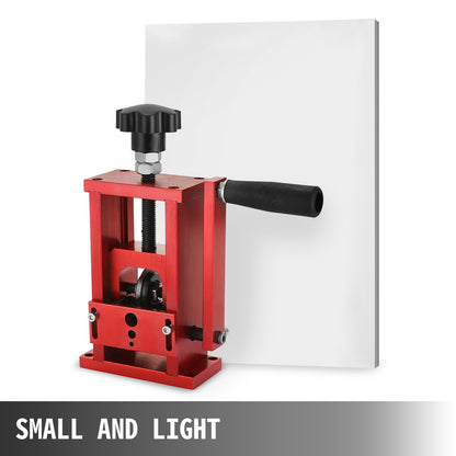Abisoliermaschine für Kupferdrähte (1,5–20 mm), 1-Klingen-Kabelabisolierer, Werkzeug zum Abisolieren von Schrottmetalldrähten, manuell und halbautomatisch, rot
