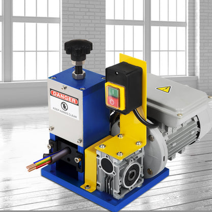 Cable Wire Stripping Machine 1.5-25mm Automatic Electric Wire Stripping Machine Portable Scrap Cable Stripper Wire Stripper Machine Tool for Scrap Copper Recycling with One Blade