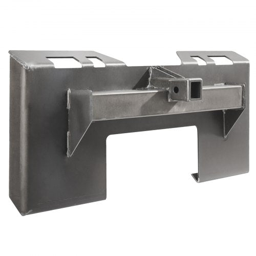 1/4"-Anbauplatte für Kompaktlader, Montageplatte für Kompaktlader mit 2,28"-Anhängerkupplung, Schnellwechselplatte für Lader, kompatibel mit Kompaktladern und Traktoren von Deere, Kubota, Bobcat und Mahindra