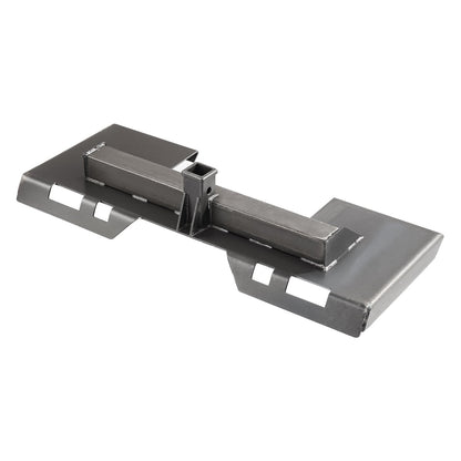 1/4"-Anbauplatte für Kompaktlader, Montageplatte für Kompaktlader mit 2,28"-Anhängerkupplung, Schnellwechselplatte für Lader, kompatibel mit Kompaktladern und Traktoren von Deere, Kubota, Bobcat und Mahindra