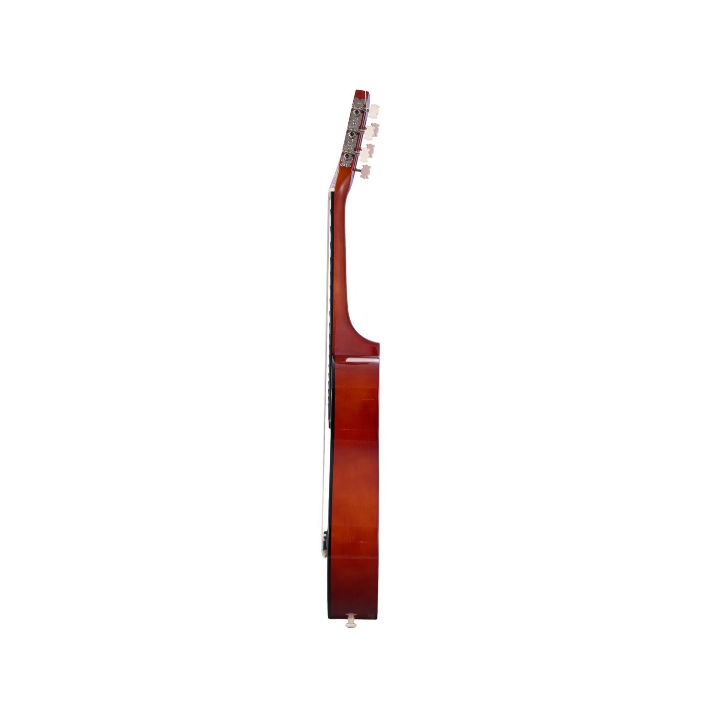 Klassische Gitarre, 780 mm, Holz, Starterset für Anfänger, mit Nylonsaiten, Gigbag, Gurt, Stimmgerät, Ersatzsaiten, Plektren, Kapodaster, Lindenholz, für Kinder, Mädchen, Jungen und Schüler, Natur