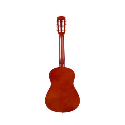 Klassische Gitarre, 780 mm, Holz, Starterset für Anfänger, mit Nylonsaiten, Gigbag, Gurt, Stimmgerät, Ersatzsaiten, Plektren, Kapodaster, Lindenholz, für Kinder, Mädchen, Jungen und Schüler, Natur